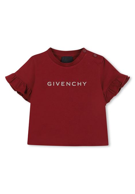 T-shirt con logo GIVENCHY KIDS | H3090395C